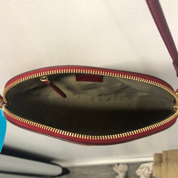 Burberry - Red Haymarket Blaze Mini Crossbody - Picture 3 of 3